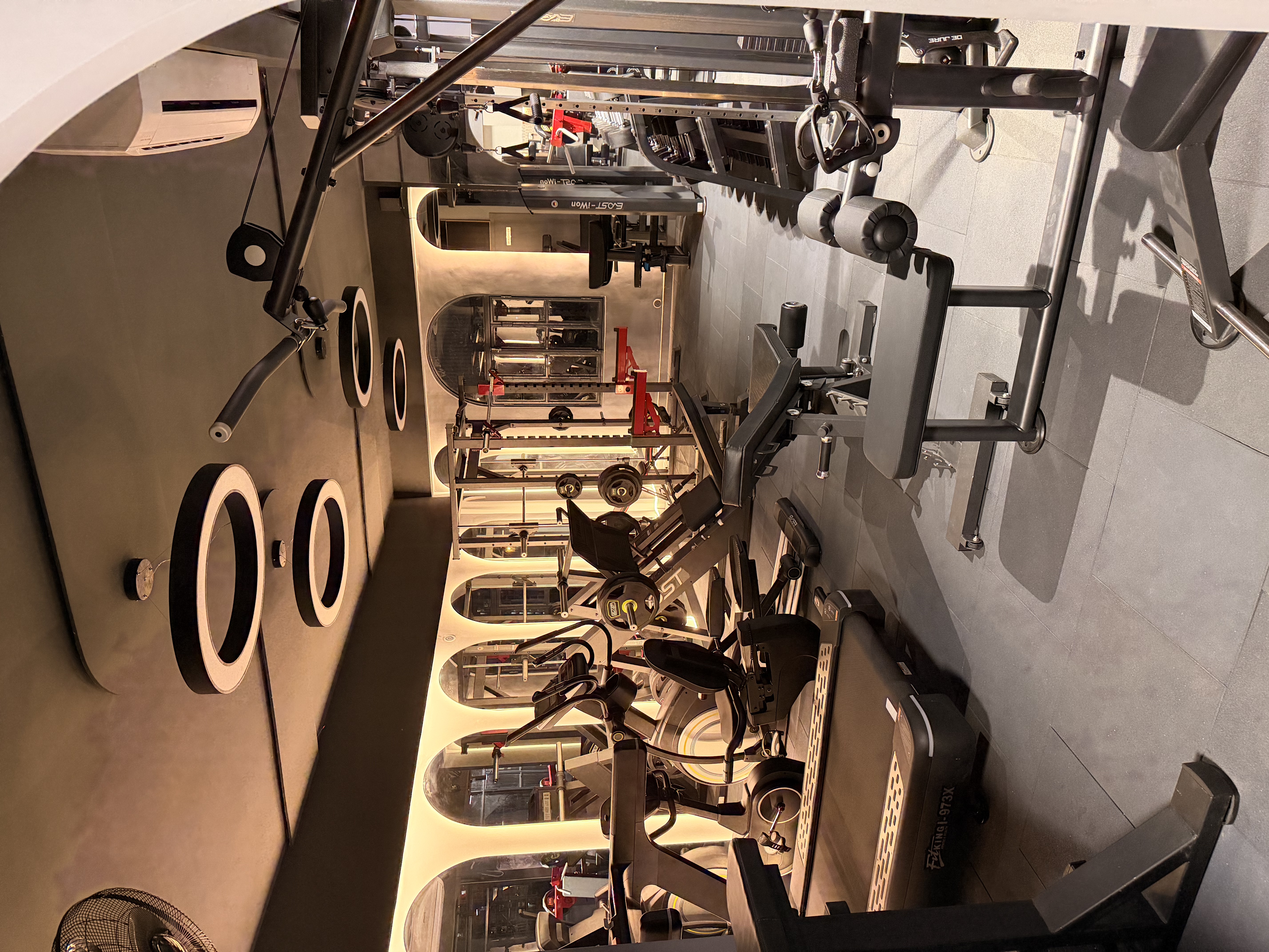 Personal gym interior design